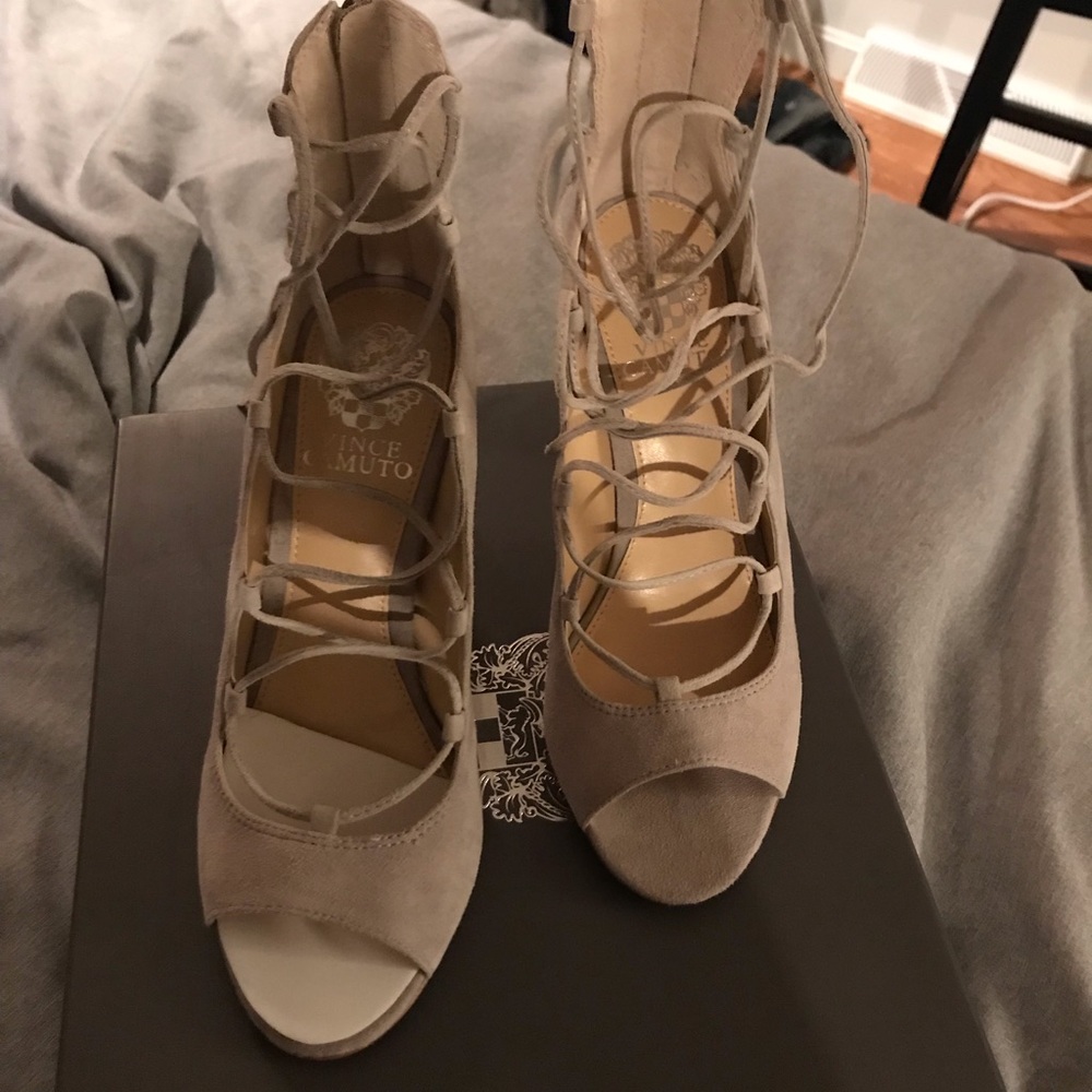 Lace up heels